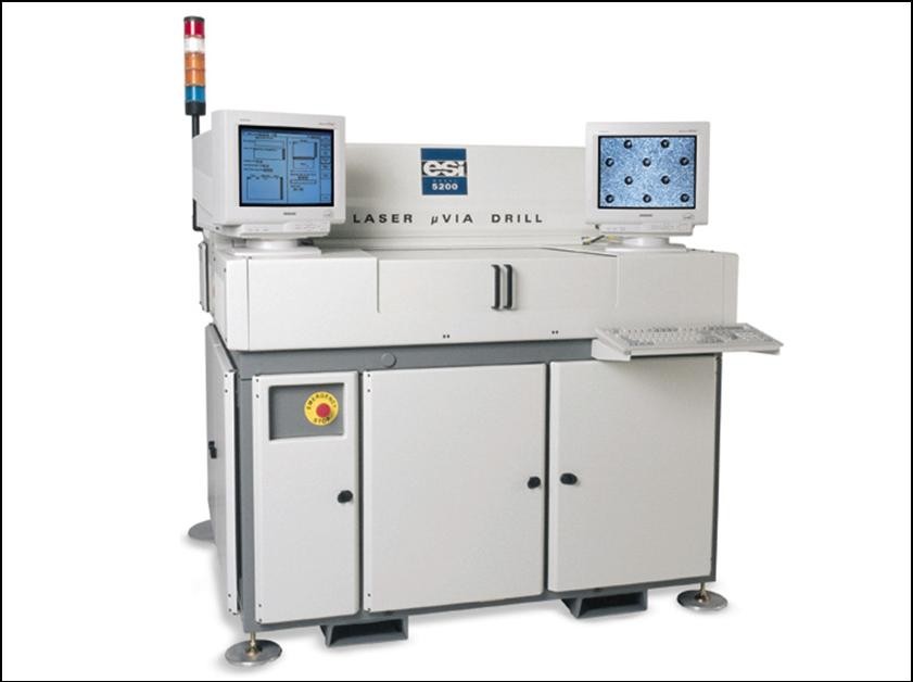 ESI Laser via drill